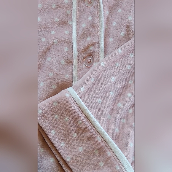ANNE KLEIN WOMEN'S "I LOVE LUCY" PINK W/WHITE POLKA DOT PAJAMA SET SZ MED - Picture 7 of 9